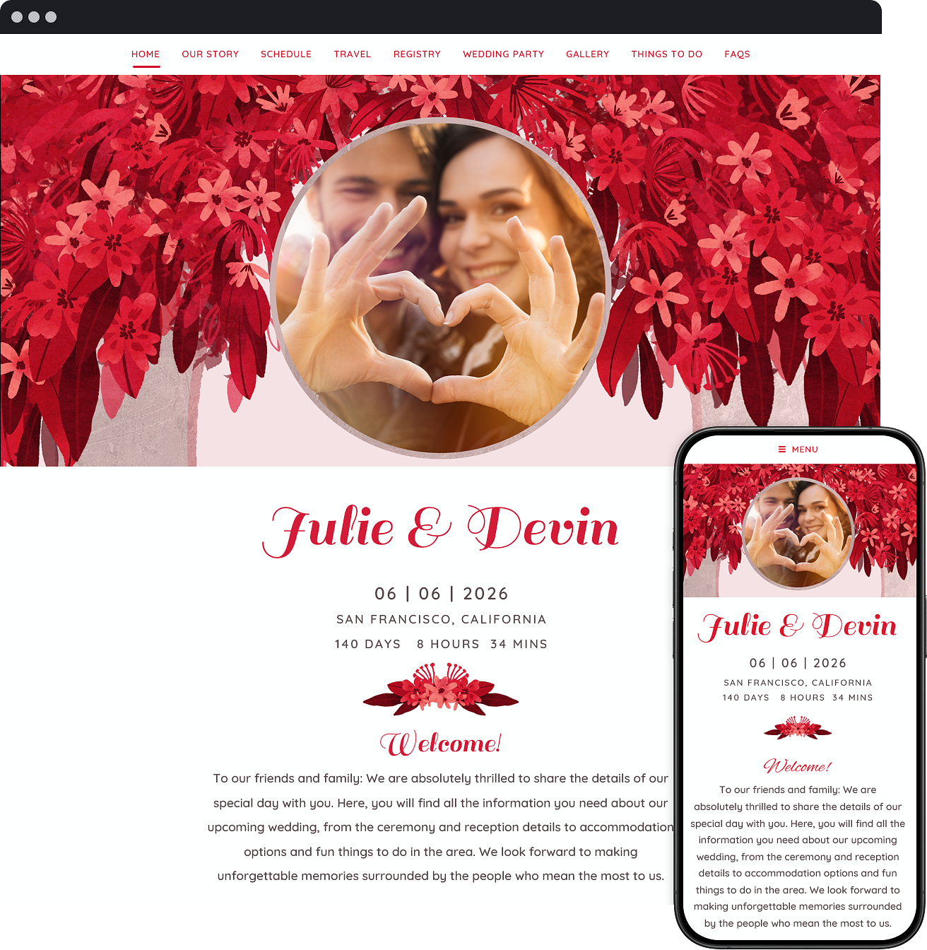 Red Garden Arch