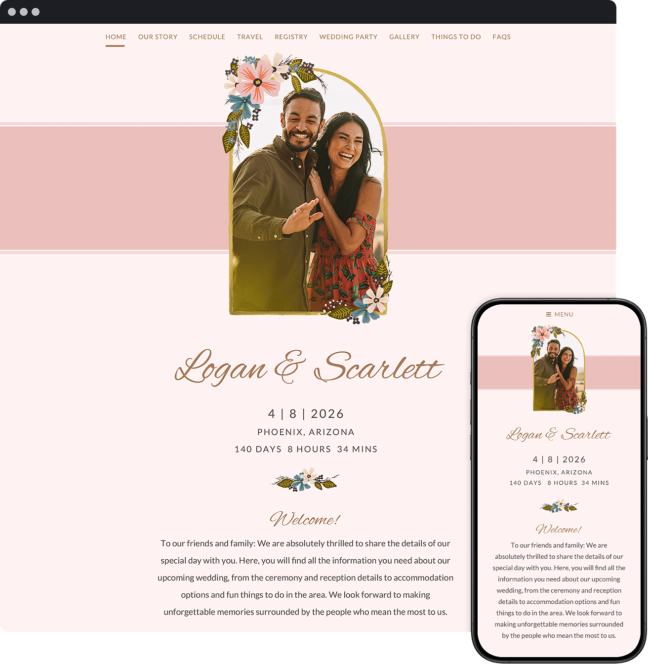 Golden Arch Floral