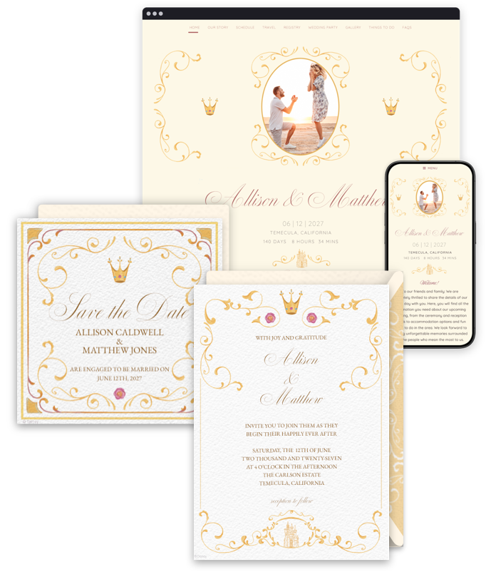 Happily Ever After Disney wedding collection