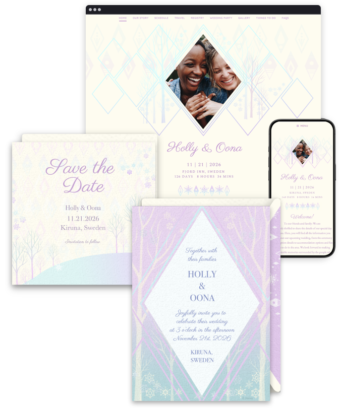 Frozen Disney wedding collection